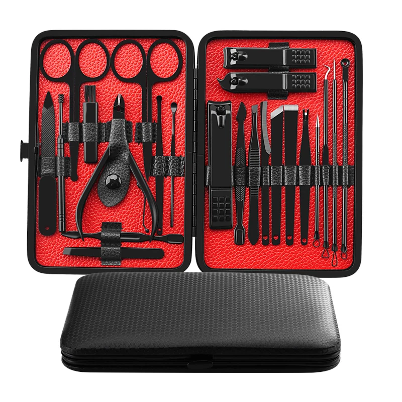 
Amazon Top Selling 23PCS Multi Functional Manicure pedicure Nail Cutter Set 