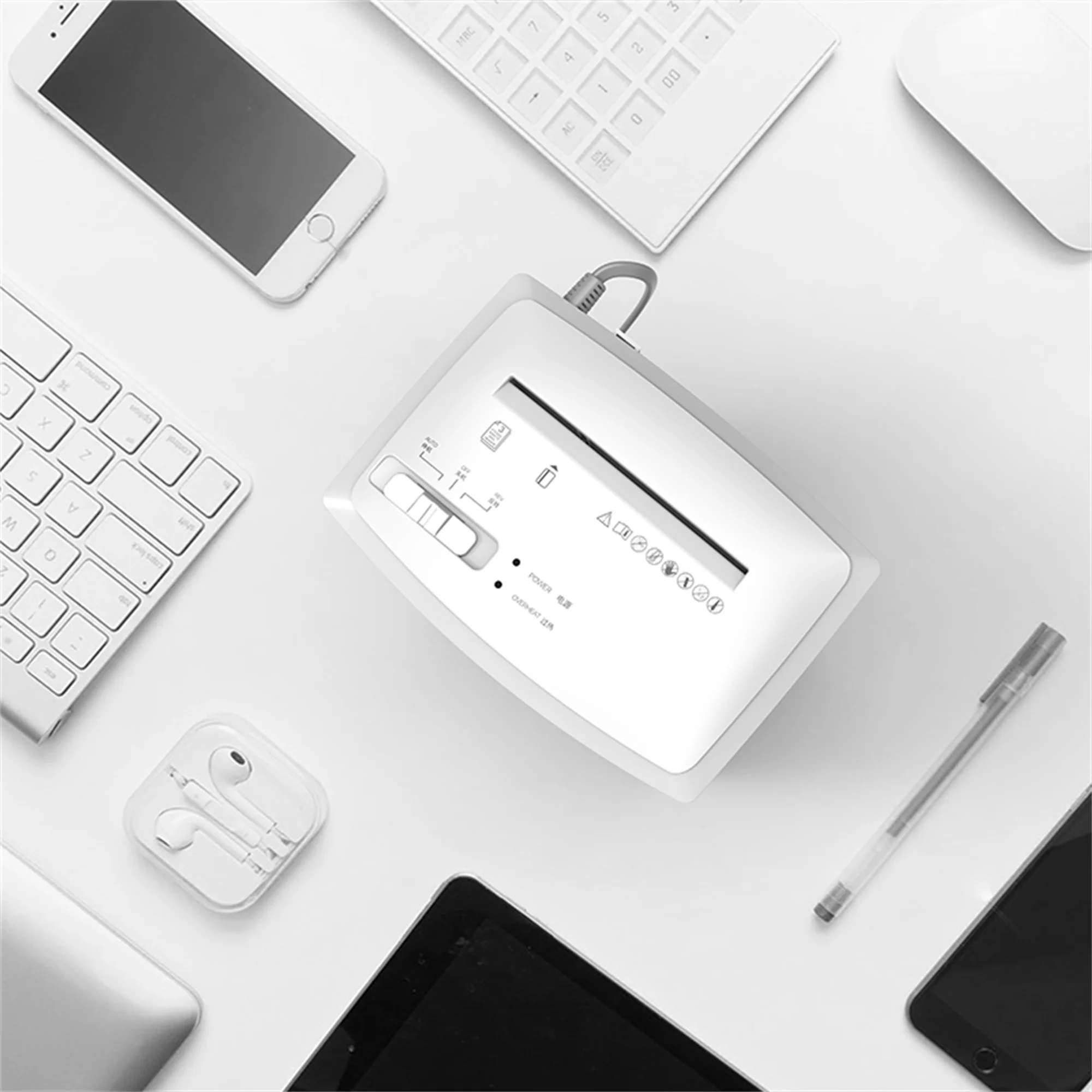  Tenwin 9006 5L S3 прочный промышленный мини-Измельчитель Бумаги A5 для стола офиса