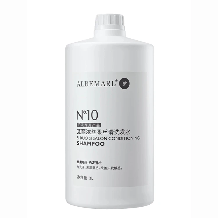 wholesale Big size Rose Almond bio shampoo hotel 3 L liter hair salon shampoo