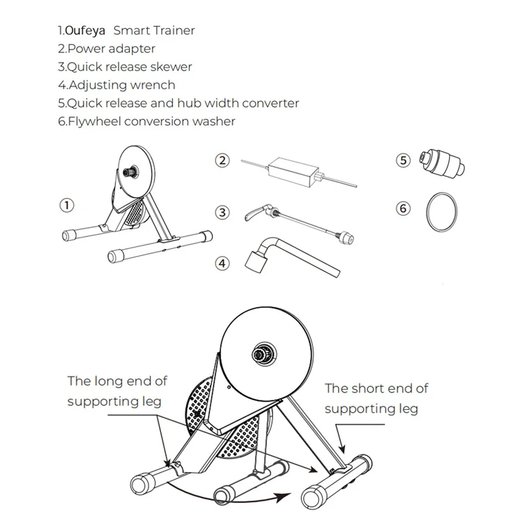 Hot Sale Original factory makes indoor sports Oufeya XX22 Smart Power Trainer