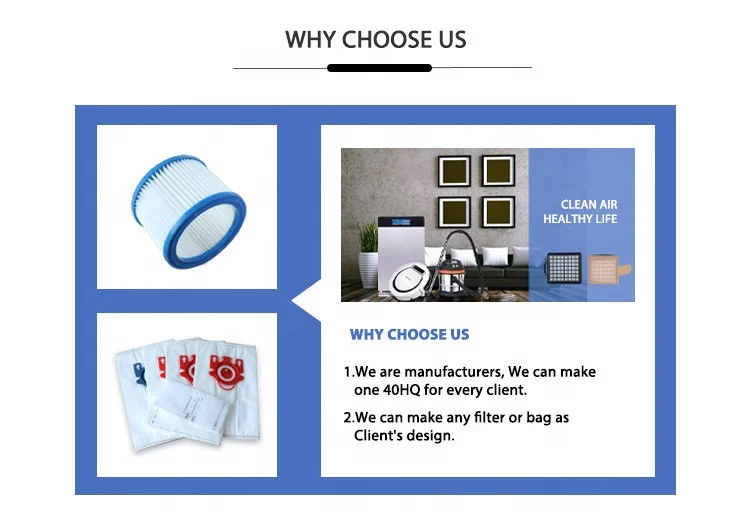 Factory Customized High-Efficiency Vacuum Cleaner Air Humidifier Filter