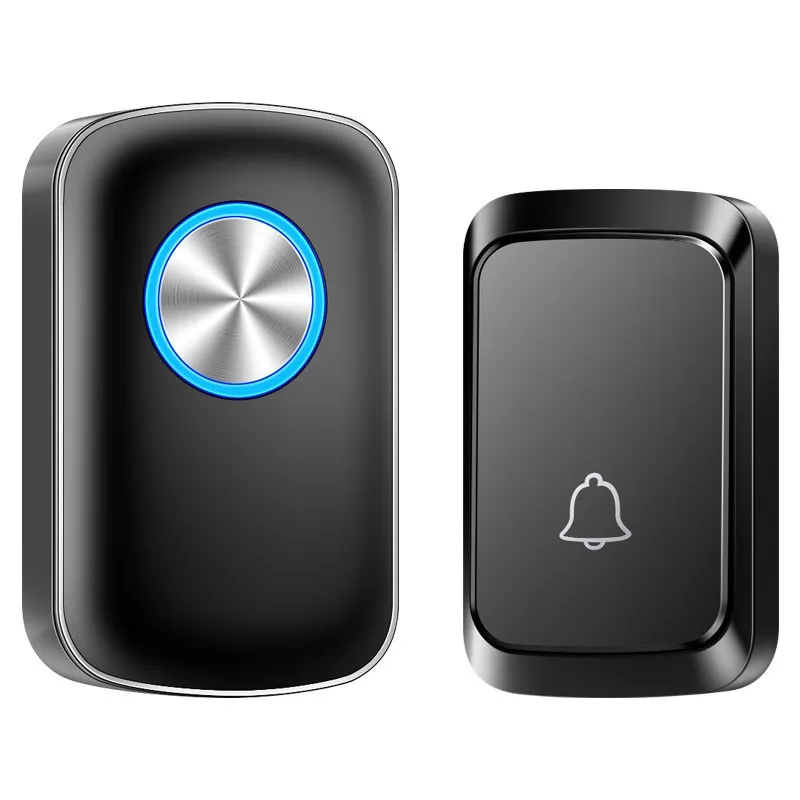 IP55 Waterproof  60 Melodies 300M Long Range Battery Powered DC Door Bells Cordless Wireless Doorbell