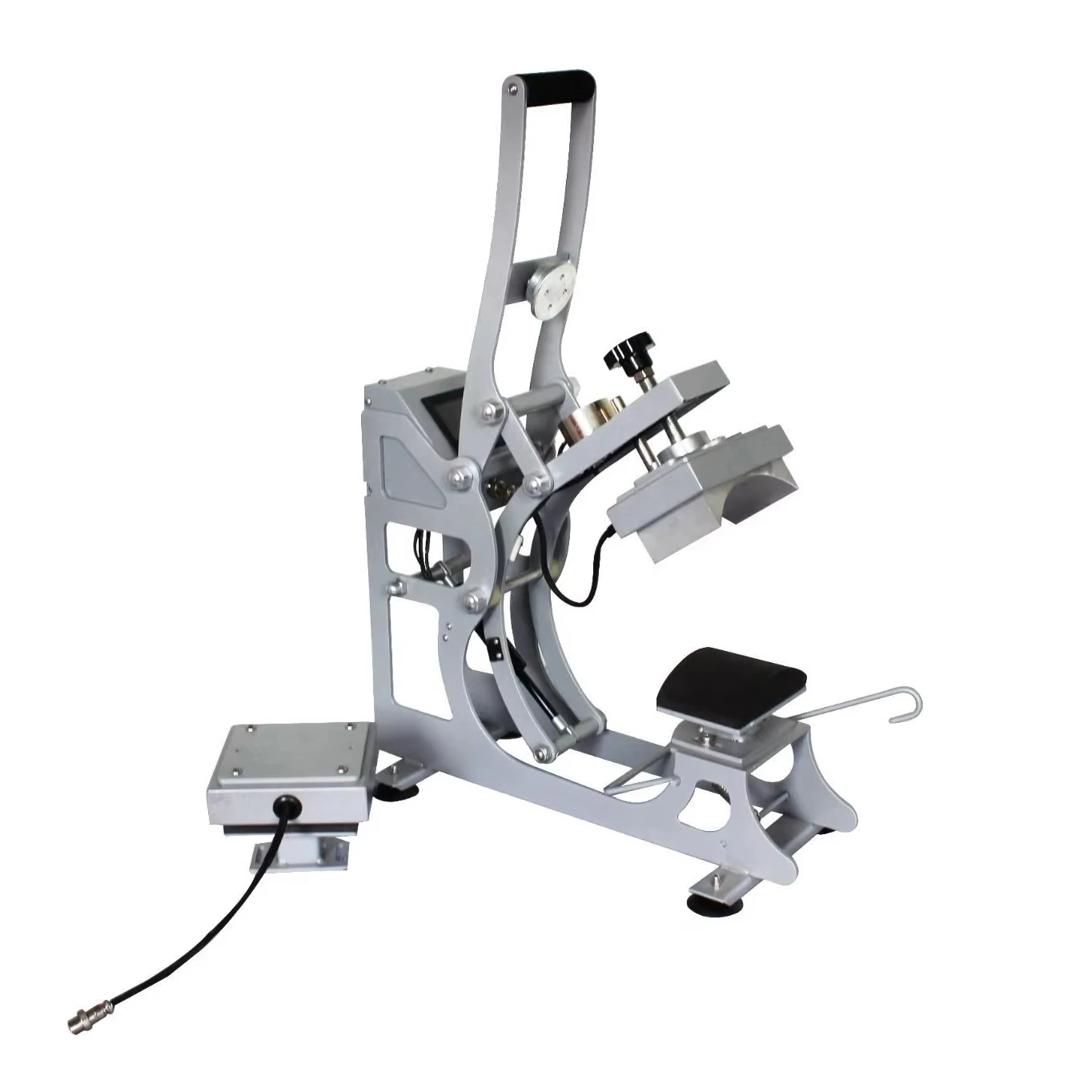 auto open magnetic semi-automatic cap press machine heat press machine pressure adjustable