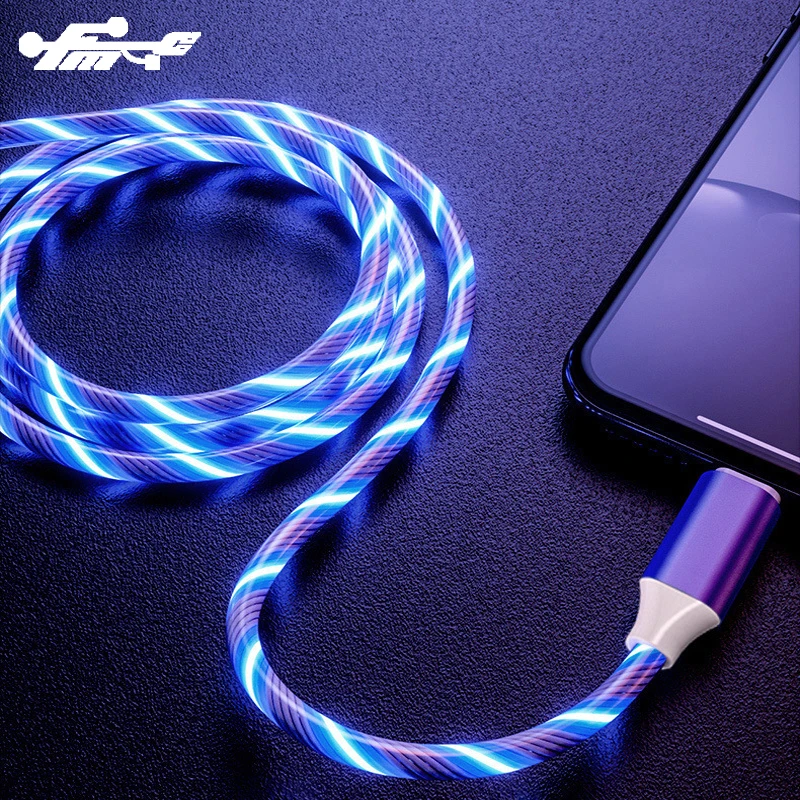 Wholesale Fast Usb Glow Led Charging Cable China for Iphone Shenzhen Standard USB 2.0 Connector,for Iphone Mobile,mobile Phone