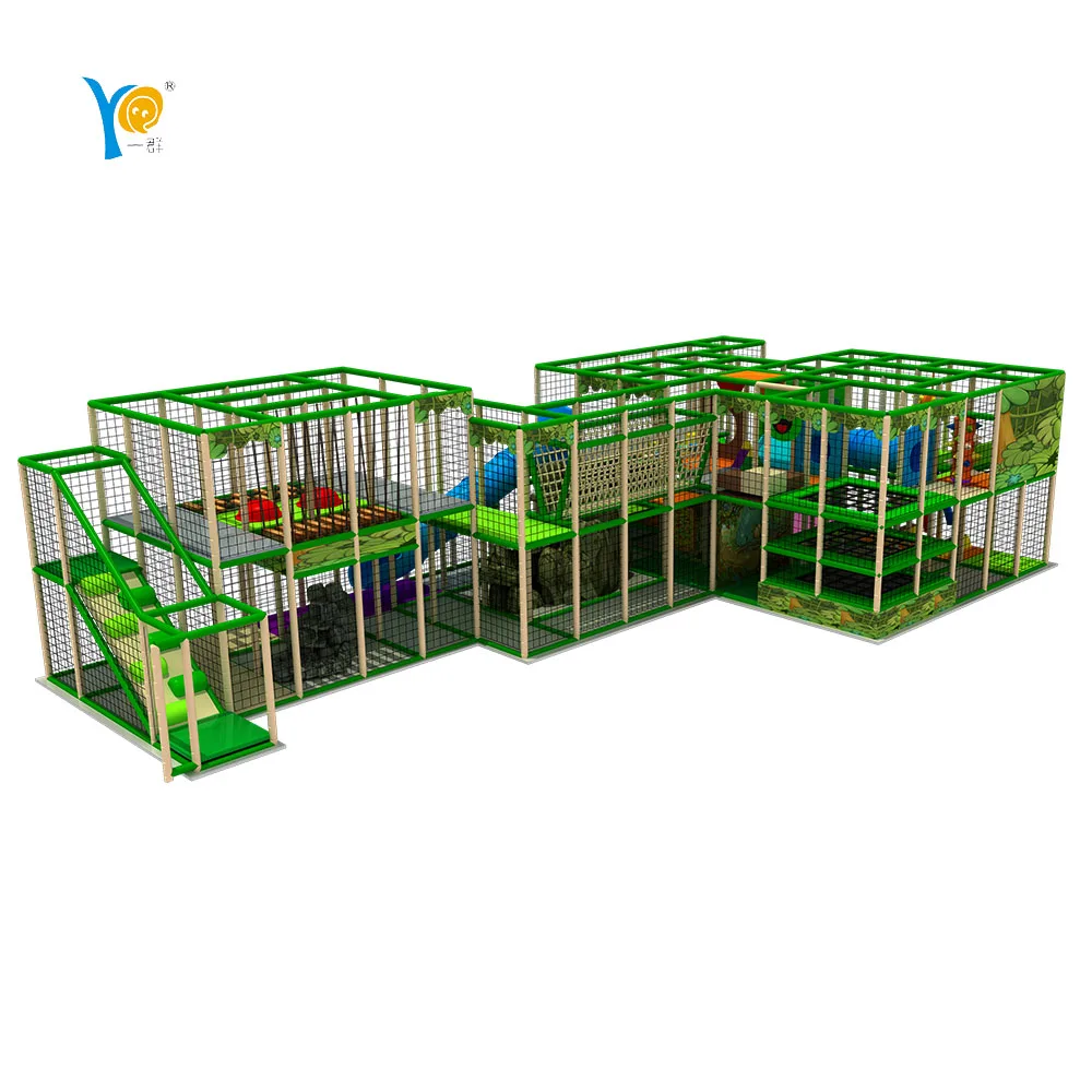 Cheap Price Preschool Restaurant Children Play Center Soft Play Area Mini Indoor Playground Equipment for Kids Cafe Mazes