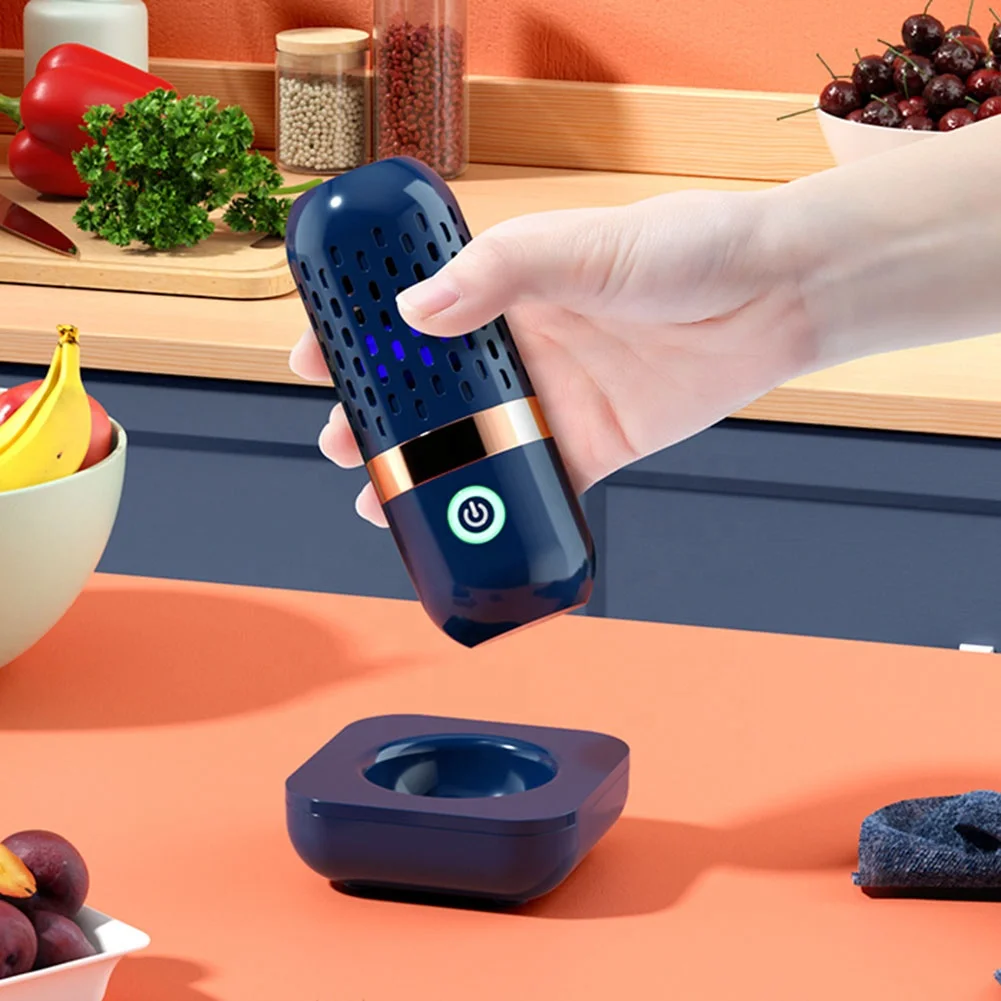 Портативный пищевой Очиститель, пестицидная дезинфекция, машина для мытья фруктов и овощей в форме капсулы, стерилизация овощей, бытовая дорожная