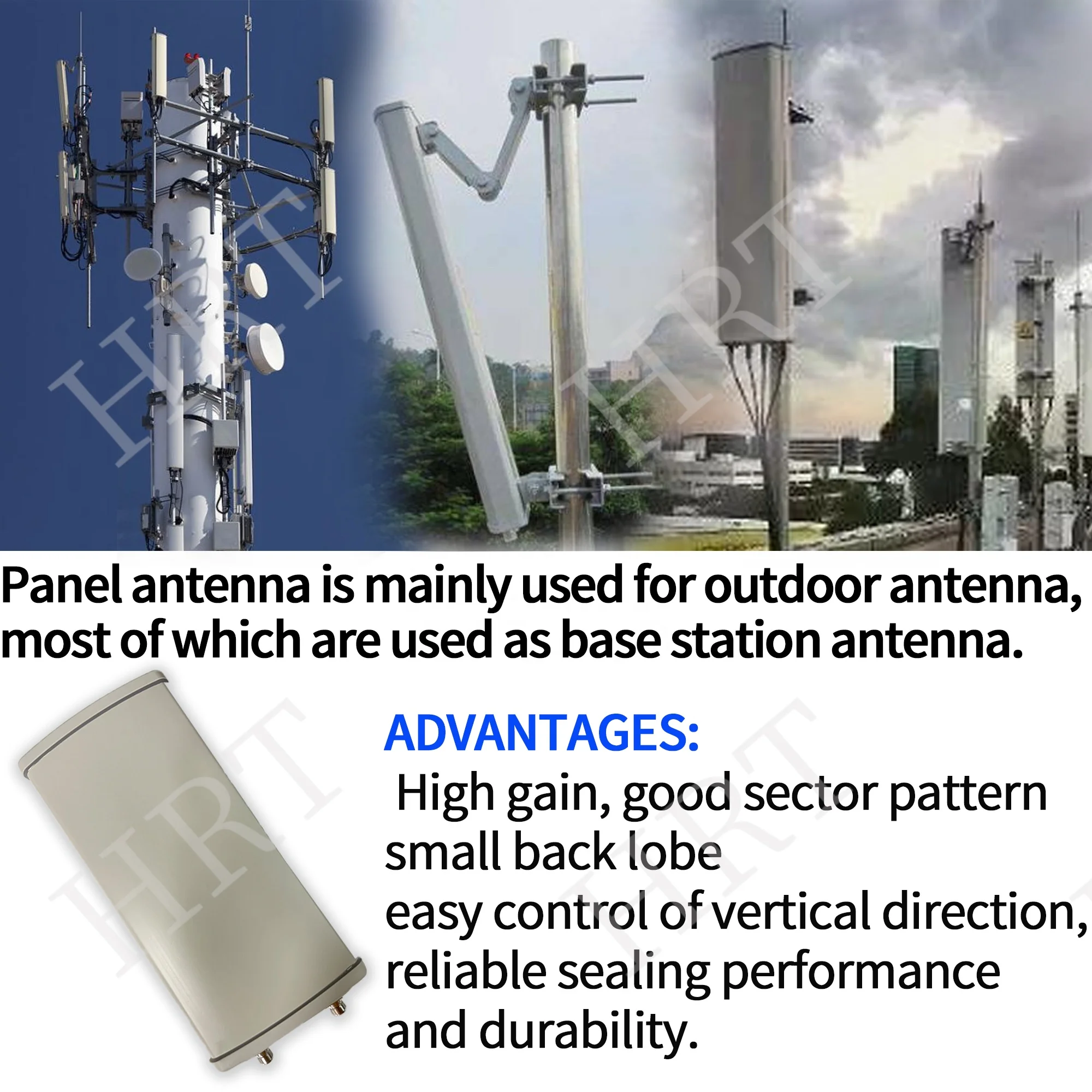 2.4G 2400-2500MHz 16dBi Outdoor Sector directional base station communication Antenna TDJ-2327BH90-16