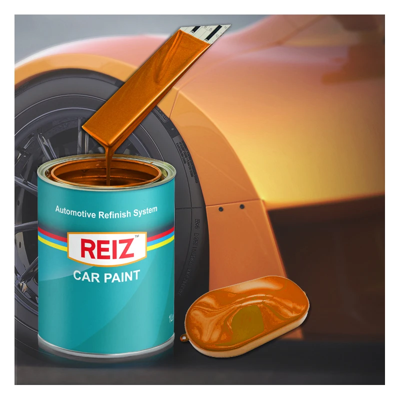 REIZ Auto Paint Dealers China Car Painting Pigment Crystal Silver Auto Car Paint