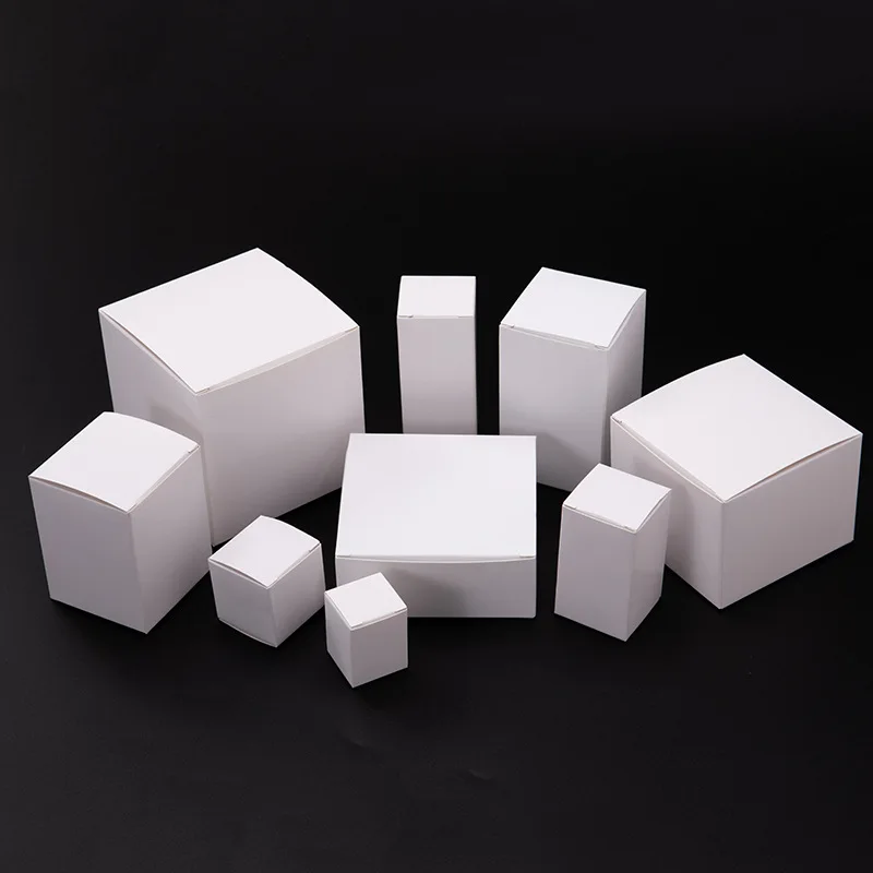 
Производители, оптовая продажа, индивидуальная белая карточка 350 г, любые размеры, белая упаковочная коробка 