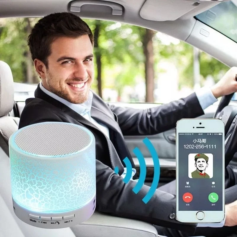 A10 маленький беспроводной портативный bluetooth-динамик с цветной светодиодной