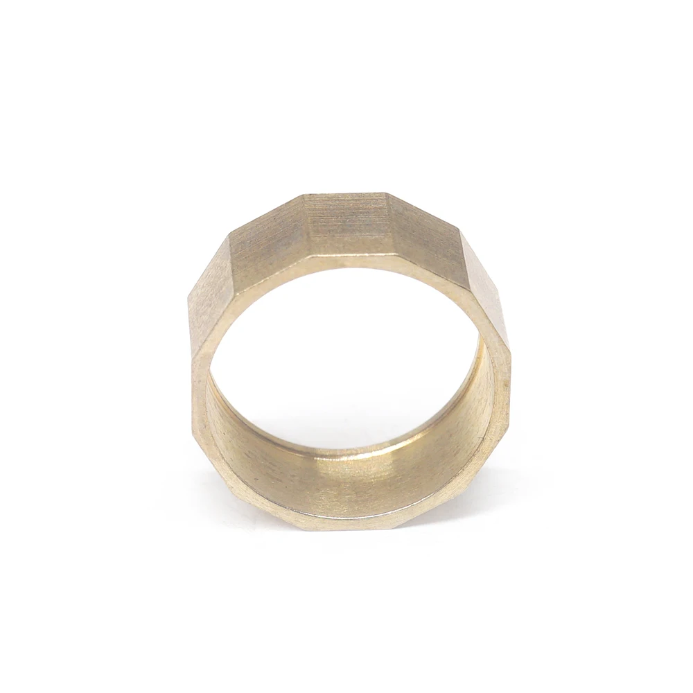 China Manufacturer Brass Gasket OEM Pipe Connection Hardware Processing Service
