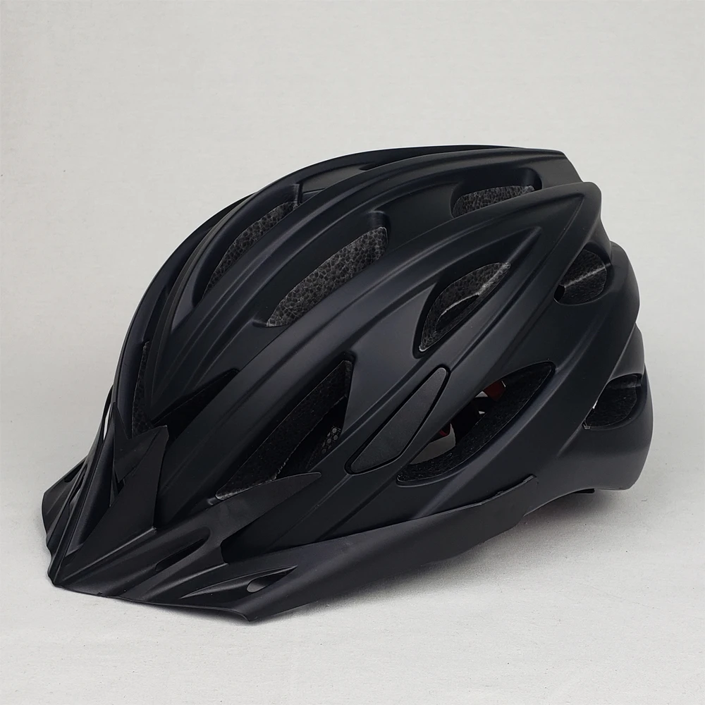 
CE EN1078 Approved Newest MTB Bike Helmet Bicycle Helmets with sun visor and LED lights 