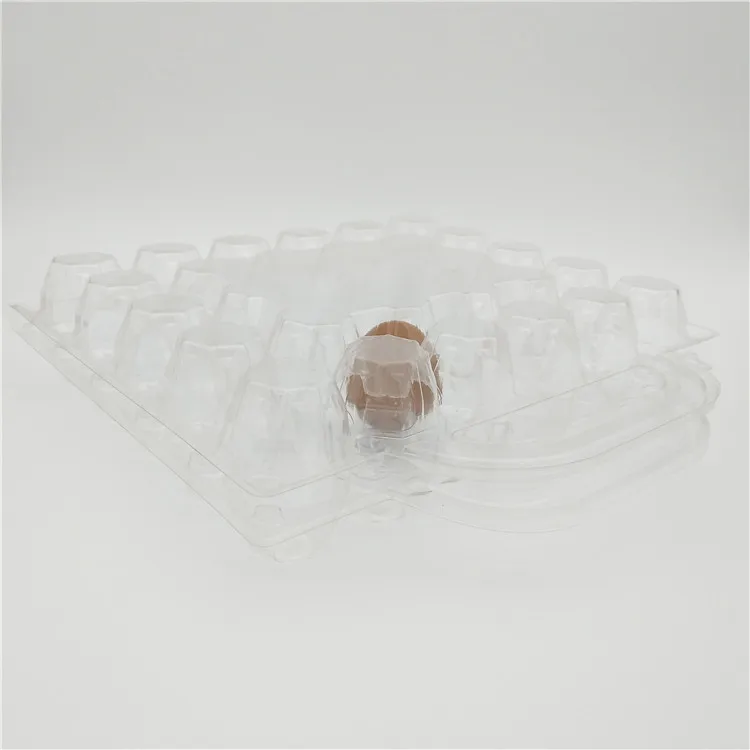 
Прозрачный пластиковый лоток для яиц с ручкой, 30 отверстий  (60723339034)