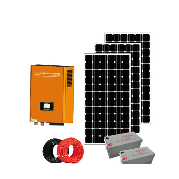 Home Solar System 1KW-6KW Solar Panel + Energy + Controller + Inverter + Off-grid Technology Wholesale Price Solar Power System