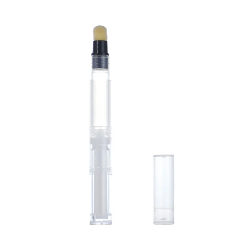 4ml empty cosmetic twist pen for cuticle oil pen with different brush