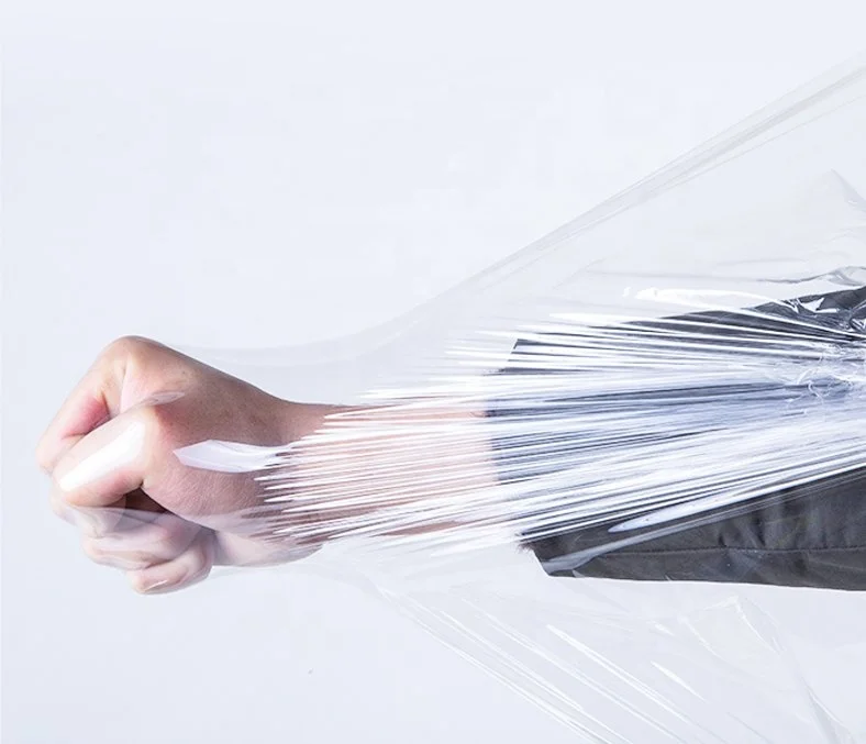 JAPAN Popular 15mic Transparent PE Stretch Film Casting Cling Film Plastic Roll Film