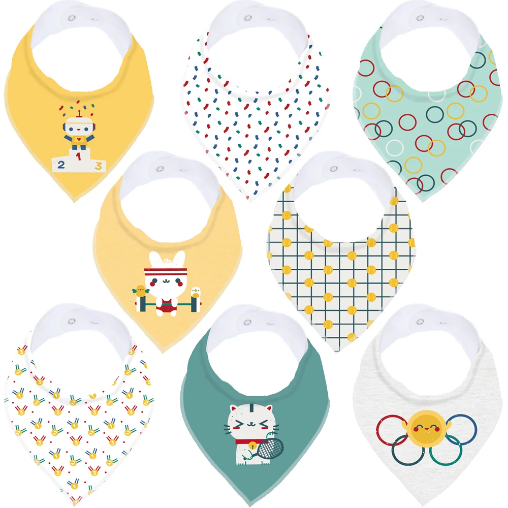 
Unisex Baby Cotton Bandana Bibs 