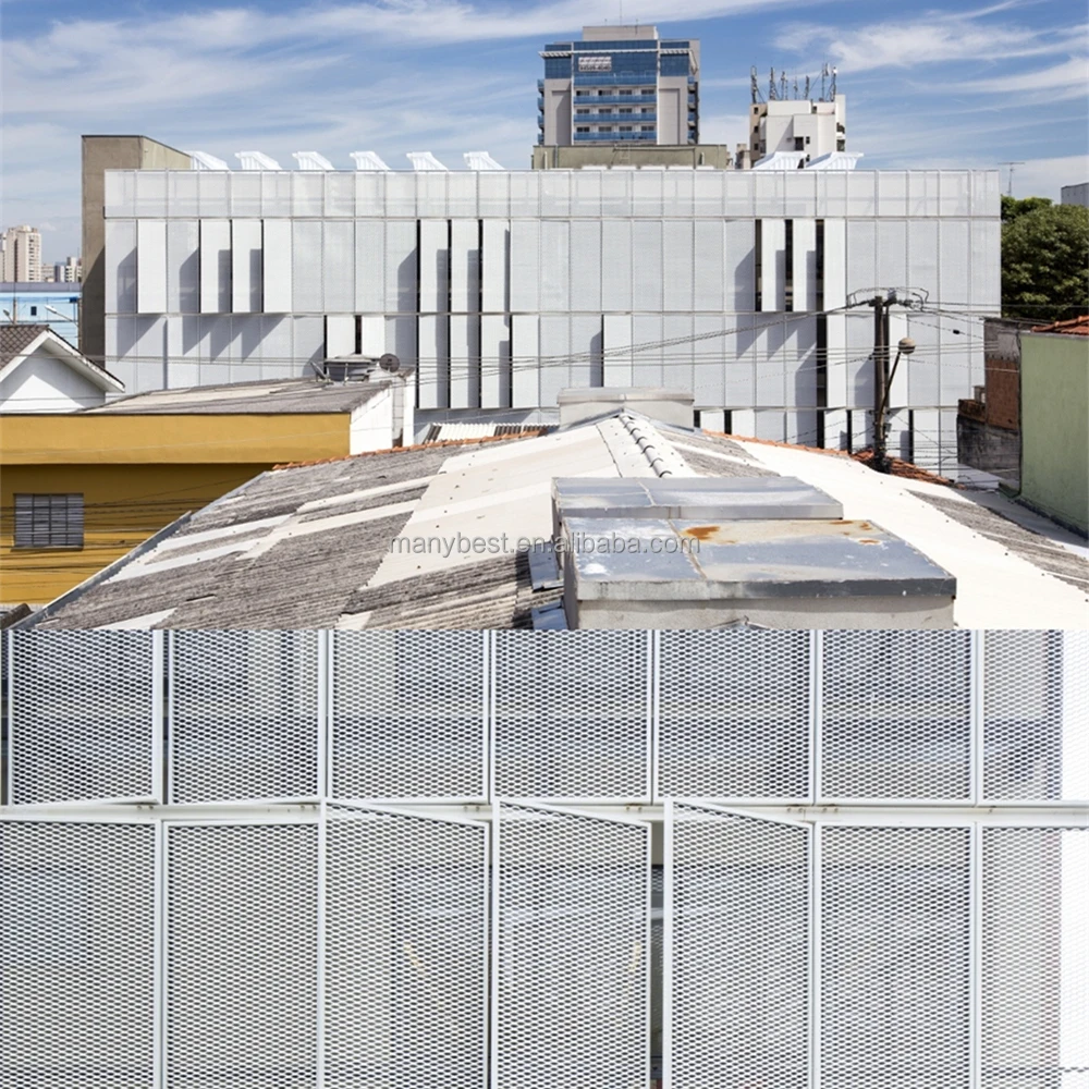 Modern Design Aluminum Wire Mesh Expanded Metal for Villa Wall and Ceiling Decoration Aluminum Alloy Material