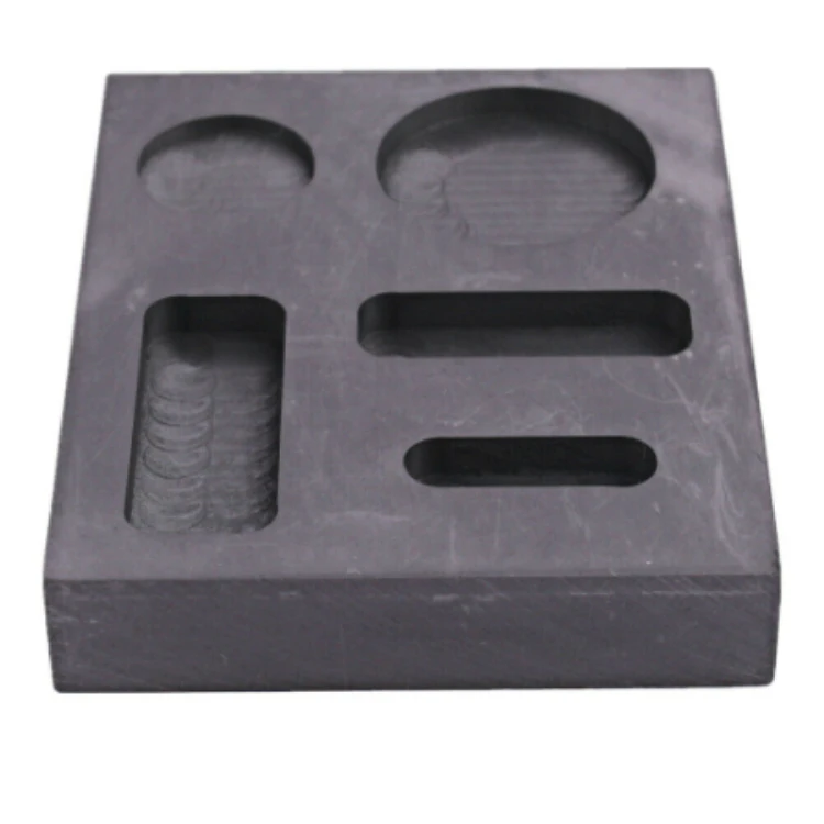 Изготовленная на заказ форма 5 в 1 из графитовой слиток для алюминия золота