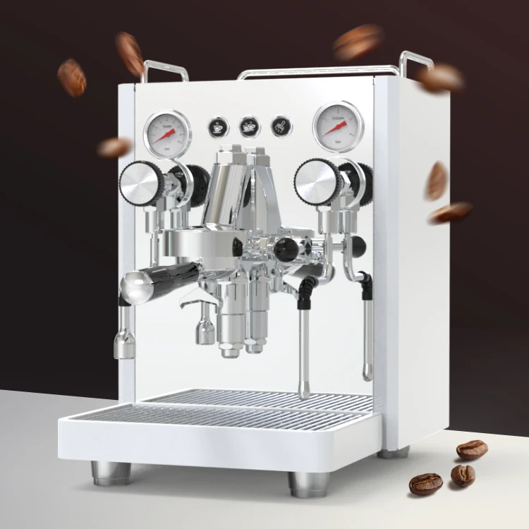 Stainless Steel Commercial Coffee Making Machine Automatic Cappuccino Espresso Coffee Machine With Milk Frother