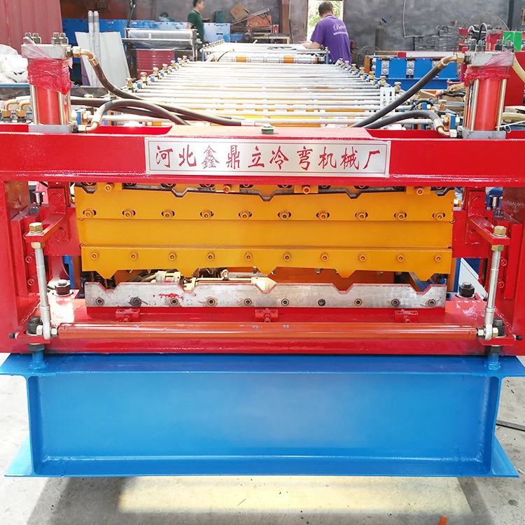 Gustomization Double Layer With Ibr Roof Sheet Making Machine machine to make corrugated