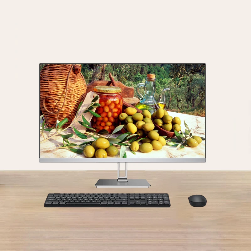 Factory i5 i7 i9 Portable wholesale desktop computer Monoblock IPS Screen pc computer All In One PC