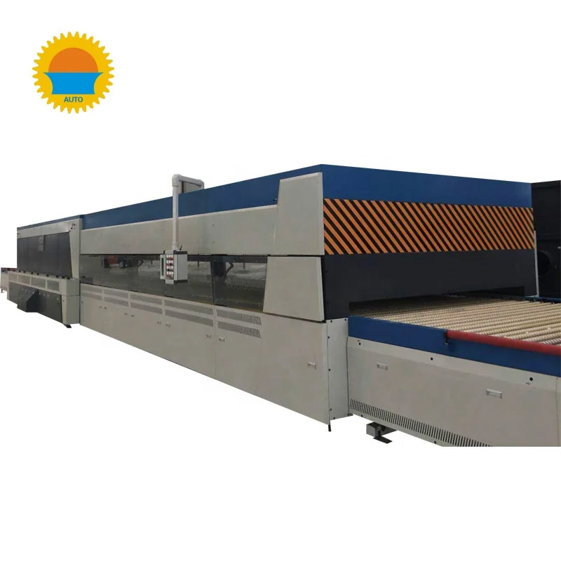 AUTO factory PLC control horizontal toughened machine for tempered glass