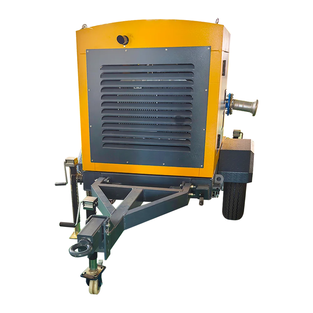 Municipal pipeline treatment vacuum assisted diesel flood control and sewage pump