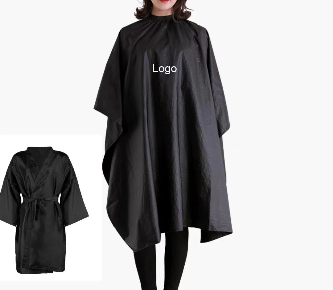 High Quality Wholesale Barber Cape  Custom  Hairdressing Cape Barber Tools Private Label Hair Cutting Cape