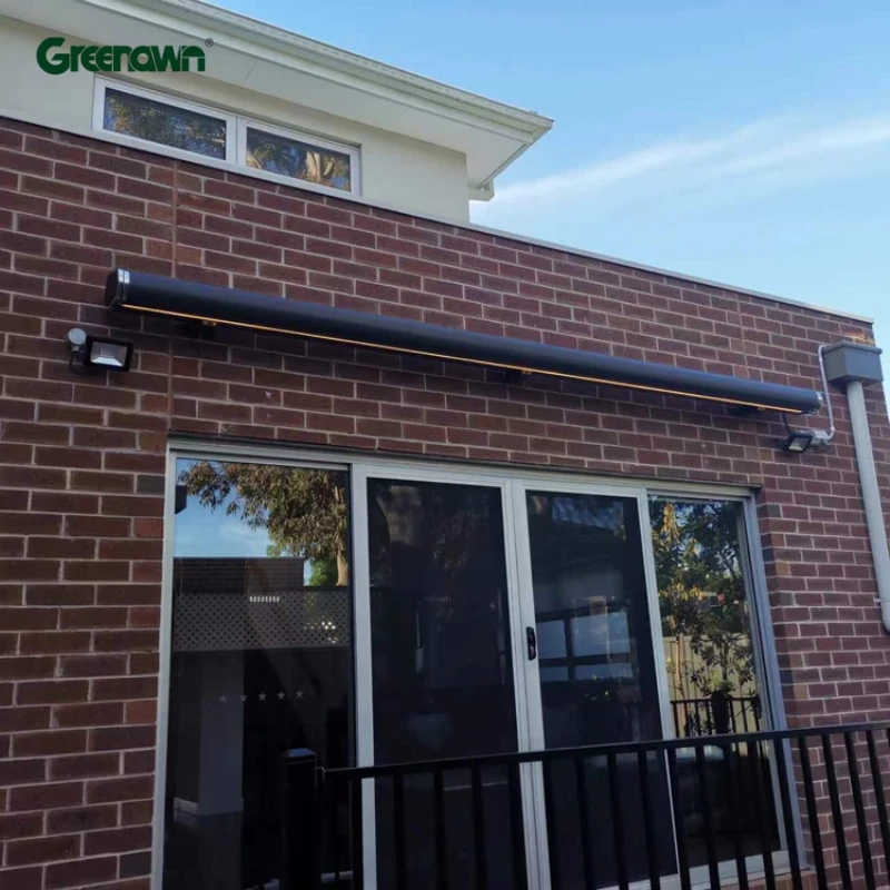 3x3 3x4 4x4 4x6 Outdoor and aluminum retractable awning wall mounted full cassette awnings canopies for home