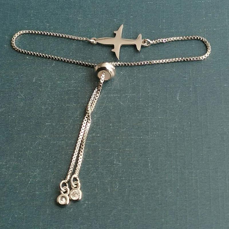 Заводы оптом персонализированные авиационные браслеты винтажный медальон Кулон Прелести DIY самолет ожерелье аксессуары