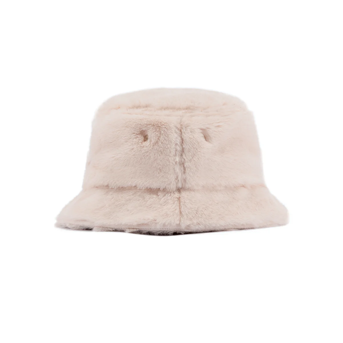 Wholesale Designer Popular Adult Multi Color Foldable Custom Hairy Shaggy Cloth Towel Furry Bucket Hat