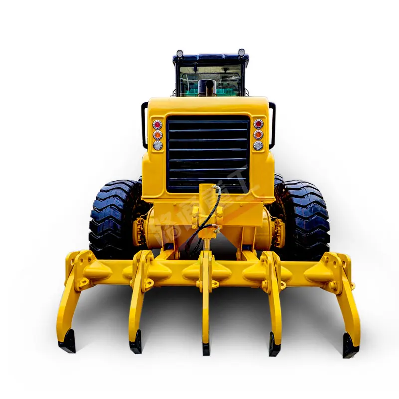 LUTONG 180HP road motor grader PY180C with optional front blade and rear ripper