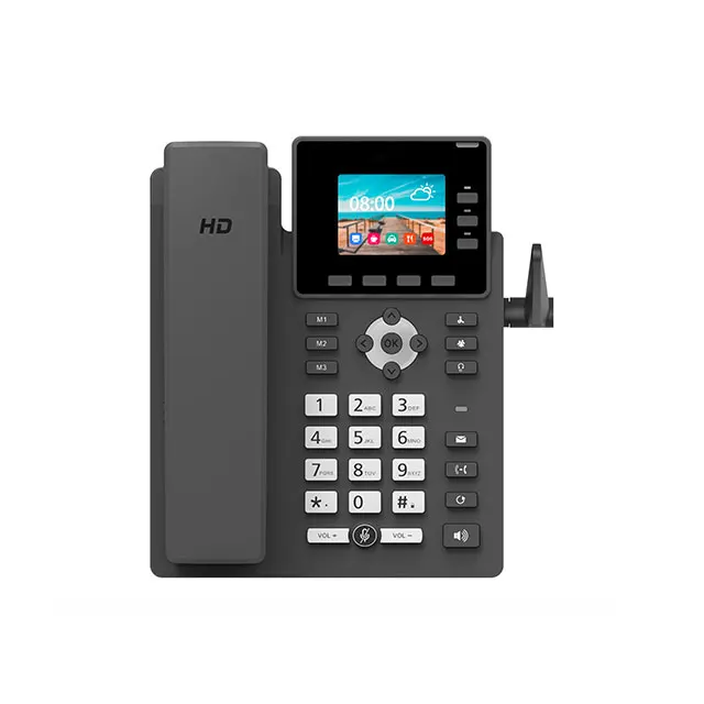 Sanxin high quality S01 HD voip phone with 3 way sip line 3 party audio ip phone for business office home