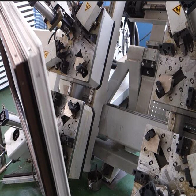 Aluminum Profile Four Head cnc four Corner Crimping machine