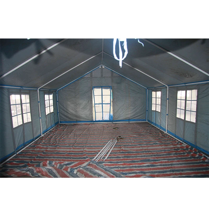 Aosener new products 60 Square meter customized logo acceptable disaster relief cotton tent