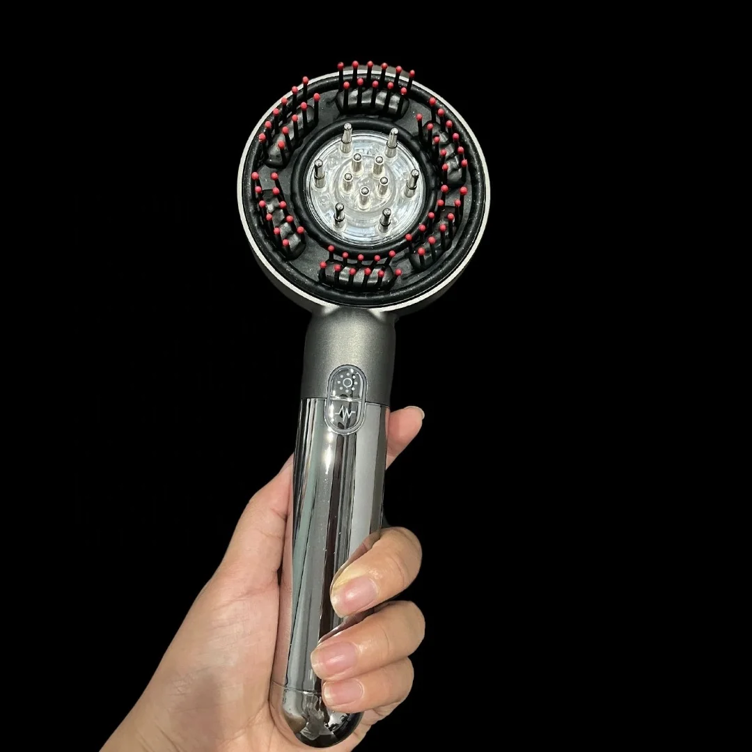 Trend Product 2024 Anti Hair Loss Scalp Massaging Brush red light therapy Electric EMS Hair Growth Comb