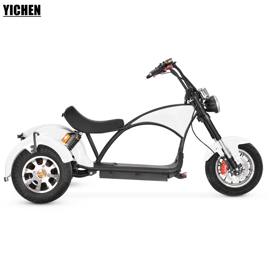 YICHEN дорожный легальный Ретро стиль велосипед Белый Цвет взрослый трехколесный мотоцикл Электроника 3000 Вт Электрический мотоцикл трехколесный скутер