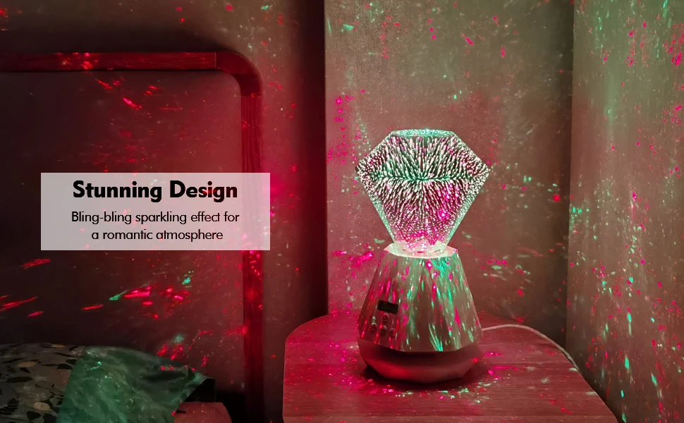 2023 latest exclusive patented 3D diamond light, bright light effect, fancy style