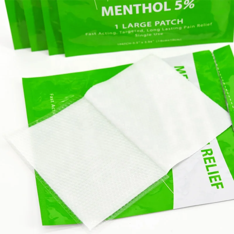 CSI Health Care Products Cooling  4 +1 Formulation for Sore Muscles Pain Relief Patch