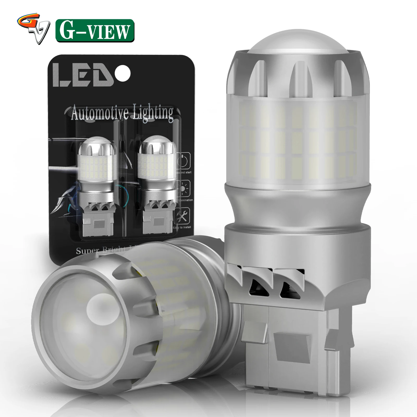 Gview GY 7440 LED Bulbs 7440 For Car Bcakup Reverse Tail Brake Bulb 992 7441 W21W Led Original Bulb Size Car Light Tail Lamp