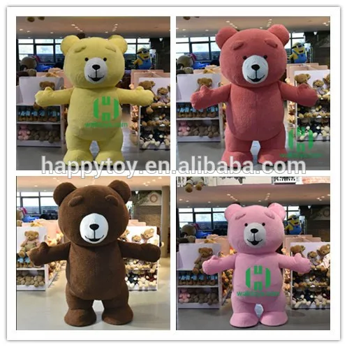 Очаровательный надувной костюм мишки для косплея, плюшевые костюмы, надувной Мишка, костюм-талисман для вечеринки