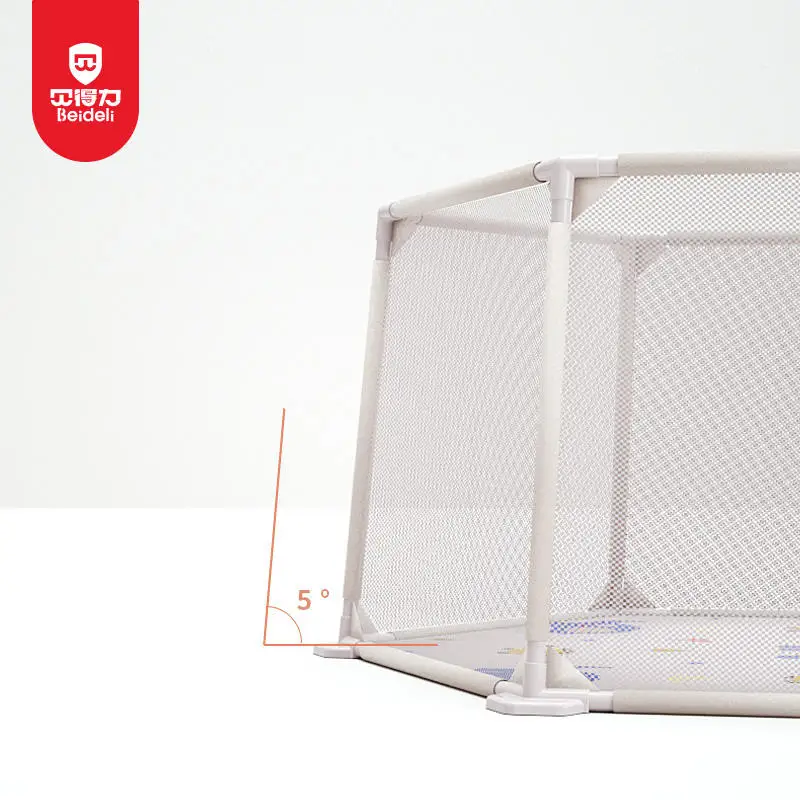 OEM New Design Durable Fordable Baby Safety Product Multi-use Foldable Hexagon Fence Protected Child Playpen