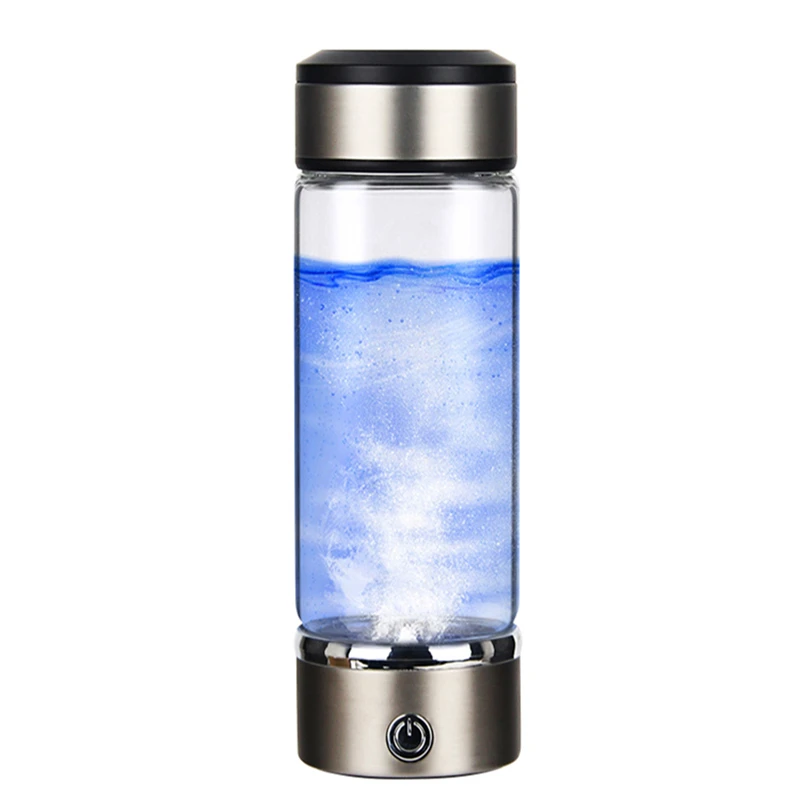 450ml capacity manufacturer hydrogen water bottle generator hydrogen level BPA free