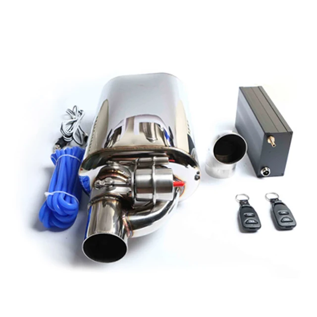 Выхлопной глушитель valvetronic из нержавеющей стали для автомобиля
