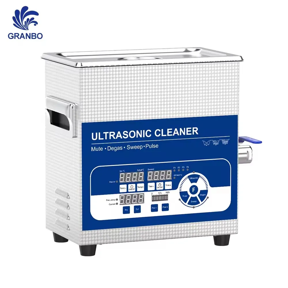Ultra Sonic Bath 3.2L Dental Glasses Watch Ultrasonic Jewelry Cleaner with Sweep Pulse Degas Power Adjustable Cleaning Machine