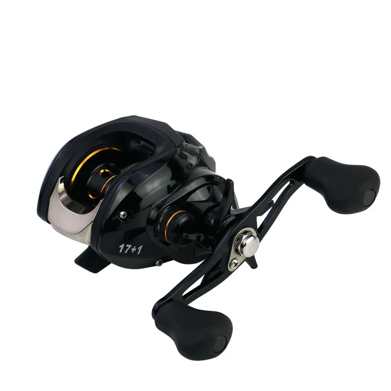 Horizon 17+1BB Fishing Reel Saltwater Reels High Speed Molinete Pesca Baitcasting Reels with Magnetic Brake System