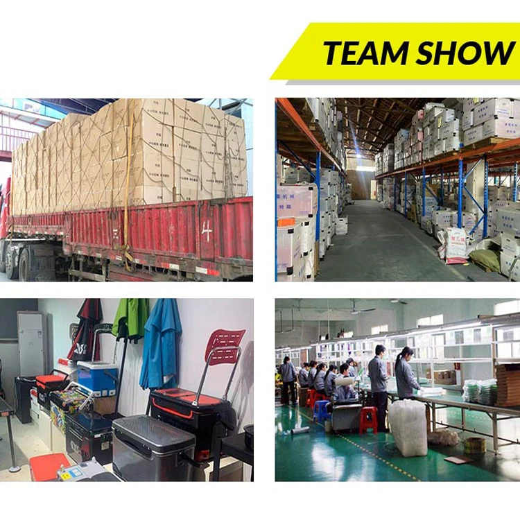 Manufacture Large Capacity Collapsable Fishing Chair multi-functional fishing seat tackle boxes by aluminum for fishing