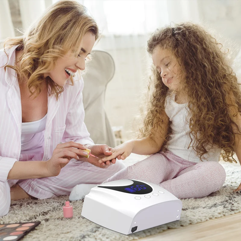 Wireless Gel Nail Light Nature Professional Rechargeable Portable Manicure Machine Cordless White Dryer Gel Uv Led Nail Lamp