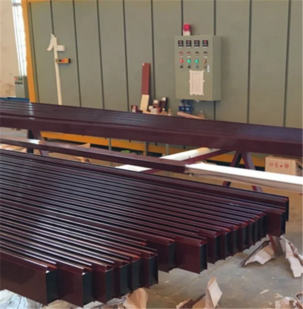 aluminum profile wood grain heat transfer machine with wood paper or wood film